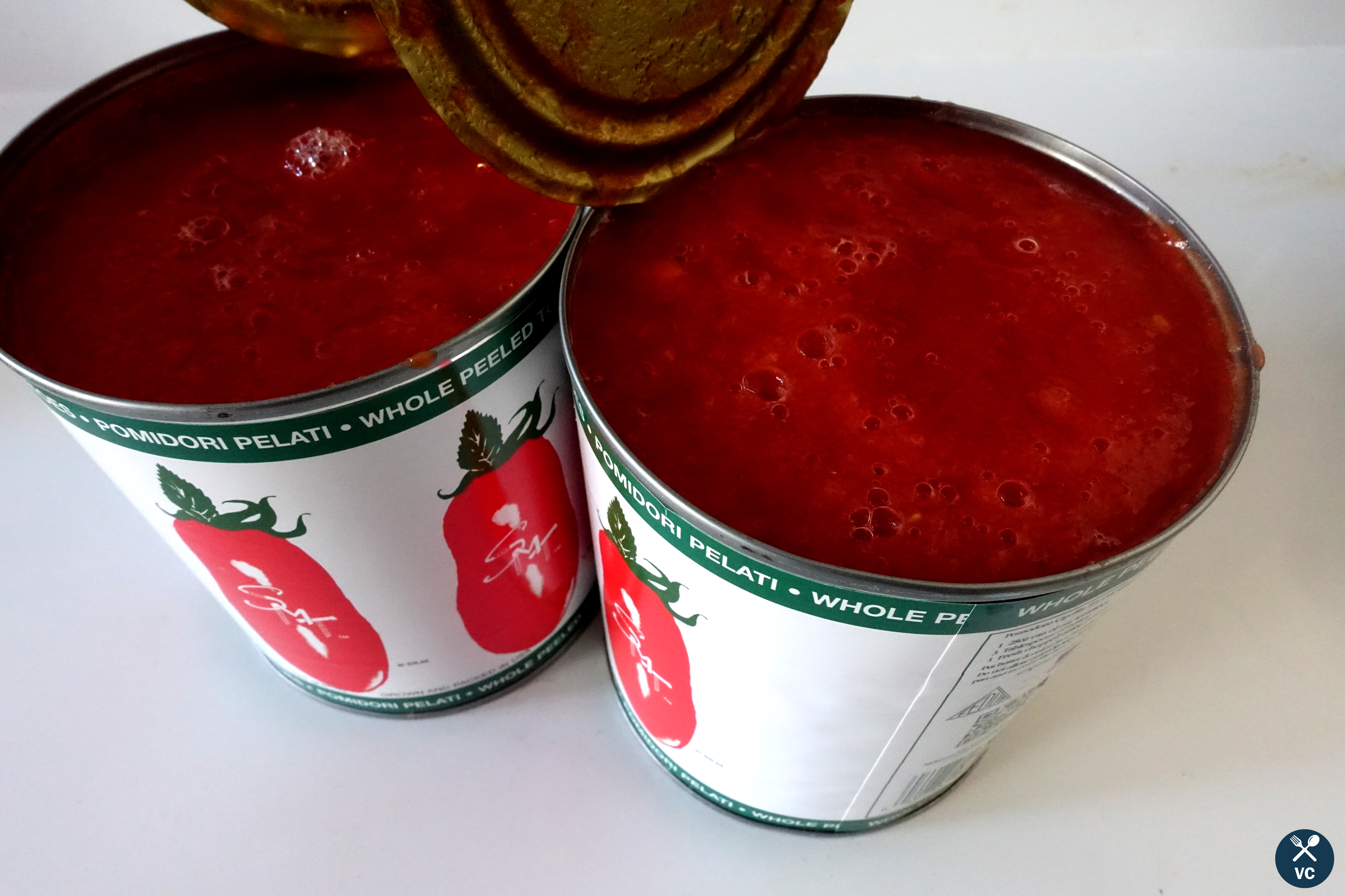 San Marzano whole tomatoes pureed for easy marinara tomato sauce