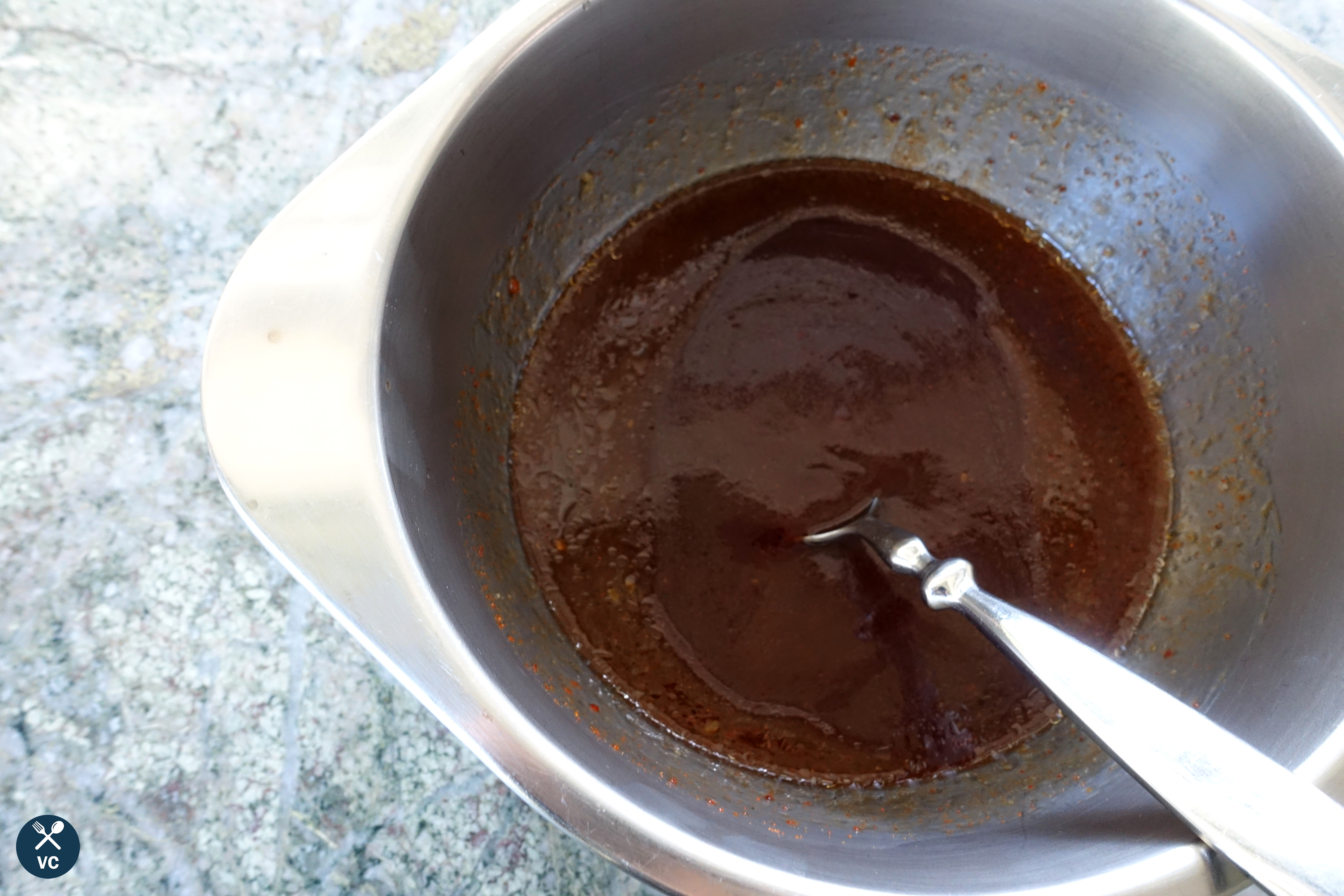 Sauce mix for slow cooker bourbon BBQ chicken (VC in the Kitchen)