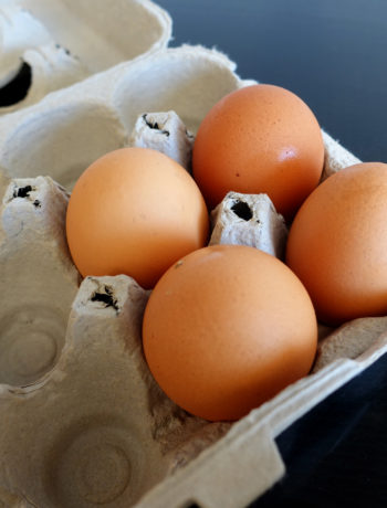 Raw eggs for boiled eggs (VC in the Kitchen)