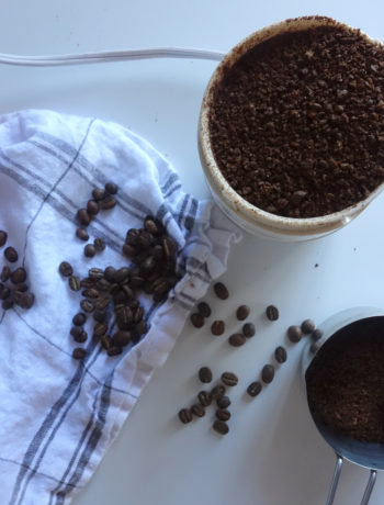 Ground coffee beans for cold brew coffee (VCintheKitchen)